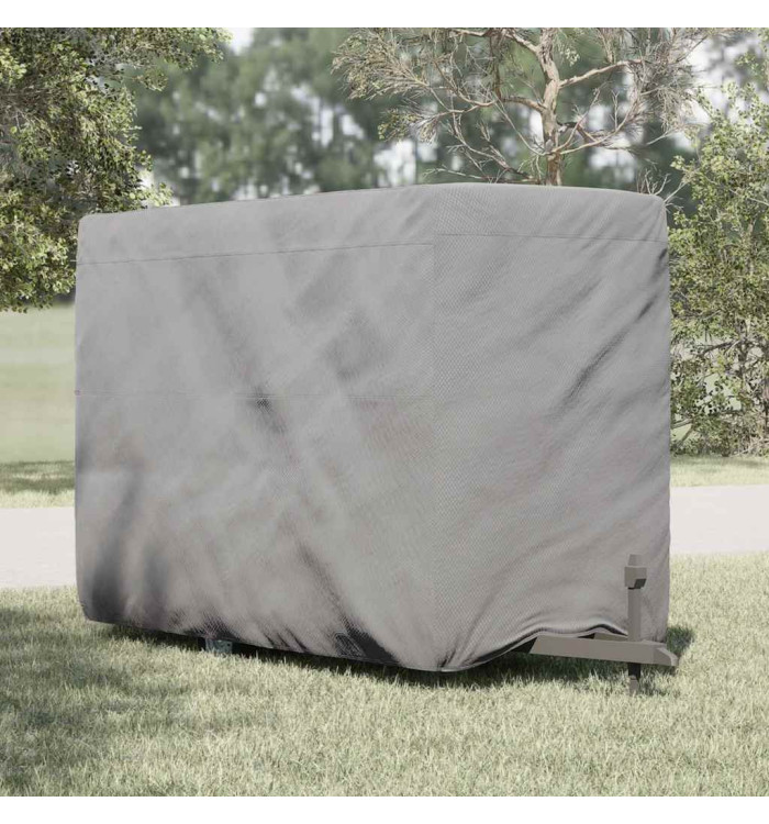 Housse de remorque chevaux gris 396x178x250 cm tissu non tissé | Mobilier & Déco