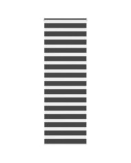 Store zèbre noir 80x200 cm largeur du tissu 75,9 cm polyester | Mobilier & Déco