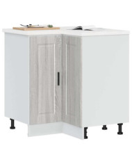 Armoire d'angle de cuisine Porto sonoma gris bois d'ingénierie | Mobilier & Déco