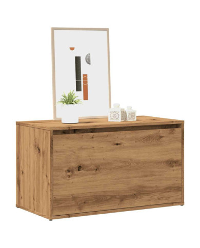 Banc d'entrée 80x40x45 cm chêne artisanal bois d'ingénierie | Mobilier & Déco