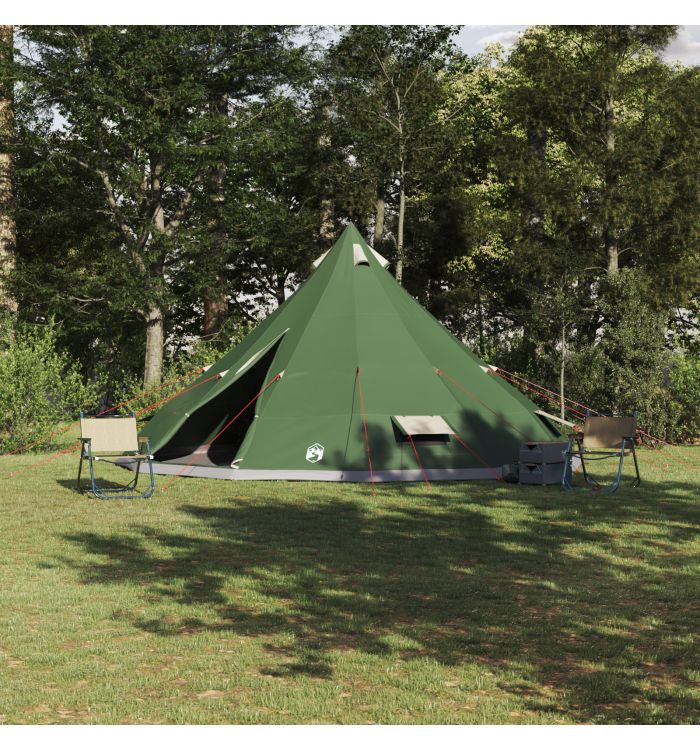 Tente familiale Tipi verte 12 personnes imperméable | Mobilier & Déco