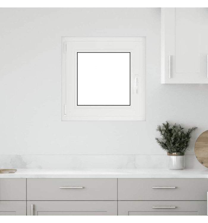 Fenêtre de sous-sol« RISOR » 50 x 50 cm oscillo-battante DIN gauche blanche | Mobilier & Déco