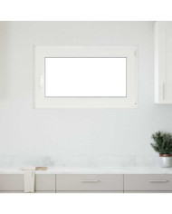 Fenêtre de sous-sol« RISOR » 100 x 50 cm oscillo-battante DIN droite blanche | Mobilier & Déco