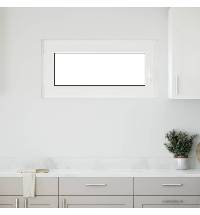 Fenêtre de sous-sol« RISOR » 100 x 50 cm oscillo-battante DIN gauche blanche | Mobilier & Déco