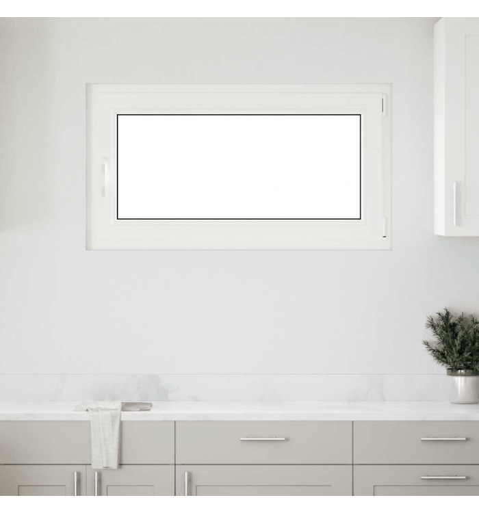Fenêtre de sous-sol« RISOR » 110 x 70 cm oscillo-battante DIN droite anthracite | Mobilier & Déco
