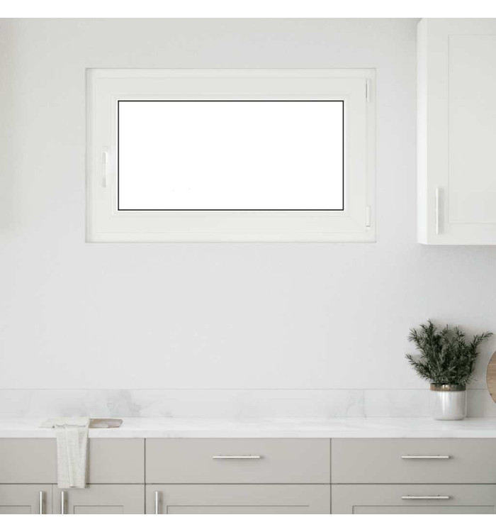 Fenêtre de sous-sol« RISOR » 100 x 70 cm oscillo-battante DIN droite anthracite | Mobilier & Déco