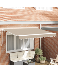 Tissu de remplacement de store pour cadre 3x2 m Beige | Mobilier & Déco