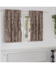 Rideaux 2 pcs avec œillets Cappuccino 140x140 cm | Mobilier & Déco