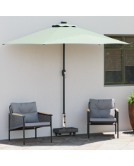 Base de parasol avec roues pour poteaux Ø38/48mm Granit Noir 25 kg Rectangulaire | Mobilier & Déco