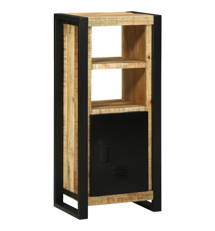 Cabinet de salle de bain 40x30x90 cm Bois Massif Brut en Manguier | Mobilier & Déco