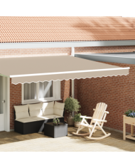 Valance d'Auvent pour Cadre de 4,5 m Beige 4.3x0.2 m | Mobilier & Déco