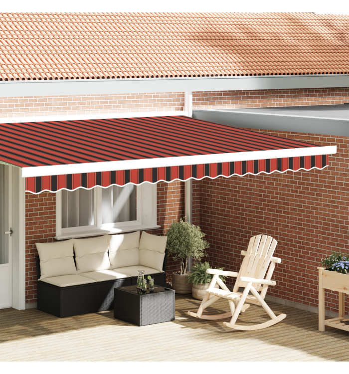 Valance d'Auvent pour cadre de 4,5 m Multicolore 4,3x0,2 m | Mobilier & Déco