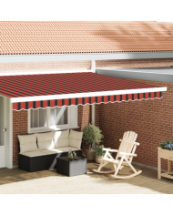 Valance d'Auvent pour cadre de 4,5 m Multicolore 4,3x0,2 m | Mobilier & Déco