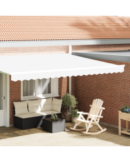 Valance d'Auvent pour cadre de 4,5 m blanc 4,3x0,2 m | Mobilier & Déco