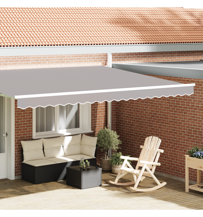 Valaise de store pour cadre de 4,5 m en gris clair 4,3x0,2 m | Mobilier & Déco