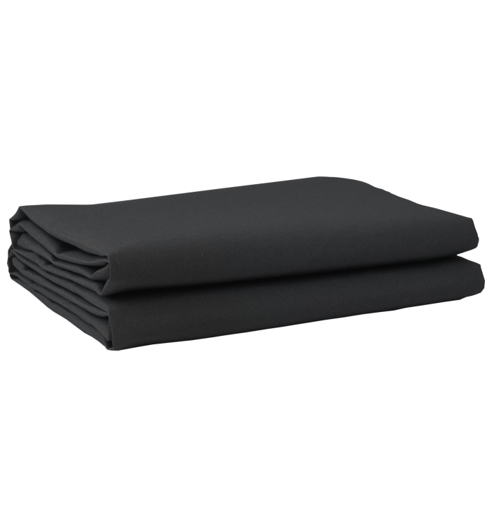 Tissu de remplacement de store Noir 10x1.6 m | Mobilier & Déco