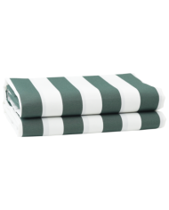 Tissu de remplacement pour store vert et blanc 10x1,6 m | Mobilier & Déco