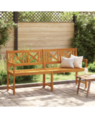 Banc de jardin 180x56x90 cm en bois massif d'acacia | Mobilier & Déco