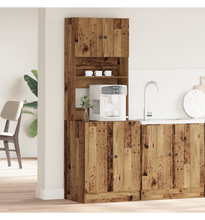 Armoire de cuisine Bois vieux 60x50x180 cm Bois d’ingénierie | Mobilier & Déco