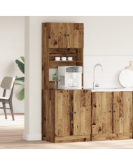 Armoire de cuisine Bois vieux 60x50x180 cm Bois d’ingénierie | Mobilier & Déco