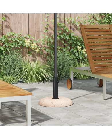 Base de Parasol pour Poteaux de 37/42/52/58mm Béton Jaune 20 kg | Mobilier & Déco