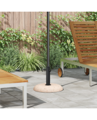 Base de Parasol pour Poteaux de 37/42/52/58mm Béton Jaune 20 kg | Mobilier & Déco