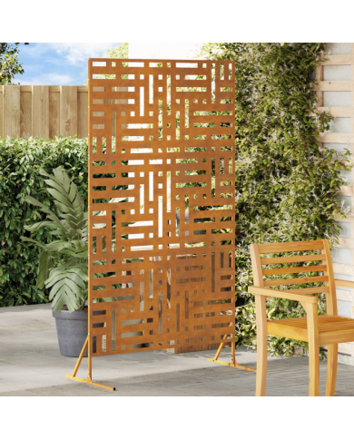 Écran de vie privée 180 cm Acier résistant aux intempéries | Mobilier & Déco