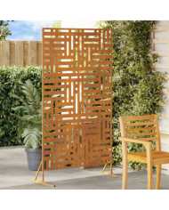 Écran de vie privée 180 cm Acier résistant aux intempéries | Mobilier & Déco