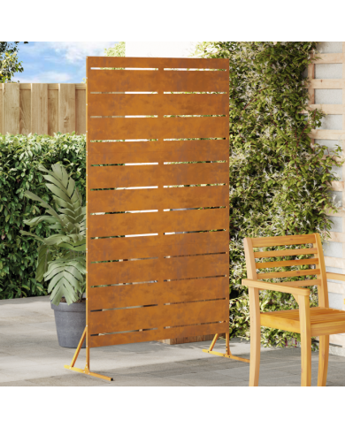 Écran de confidentialité 180 cm Acier weathering | Mobilier & Déco