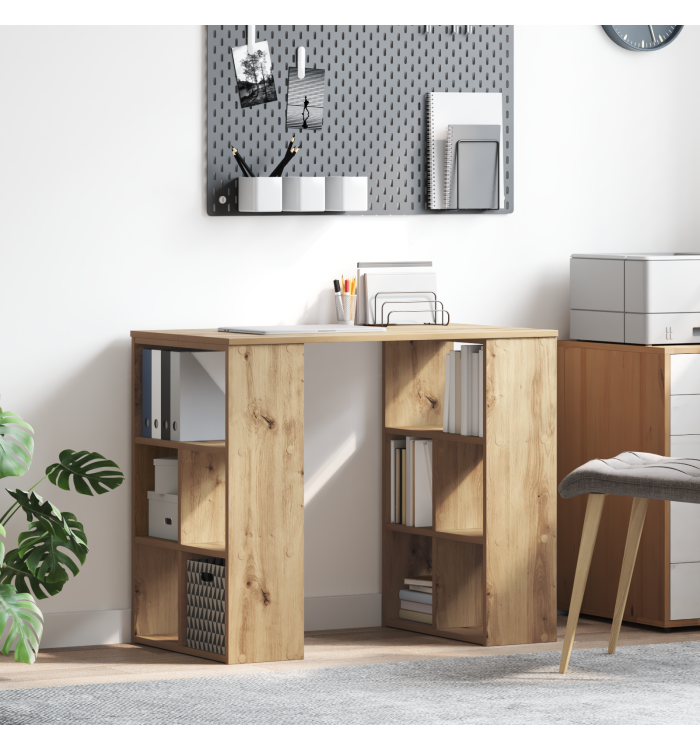 Bureau d'angle Chêne artisanal Bois d'ingénierie Moyen Élégant | Mobilier & Déco