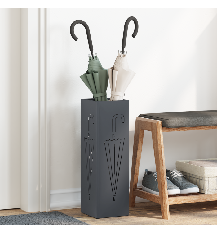 Porte-parapluies Anthracite Métal Standard Porte-parapluies | Mobilier & Déco