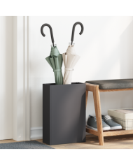 Porte-parapluies Noir Métal Standard Rangement Porte-parapluies | Mobilier & Déco