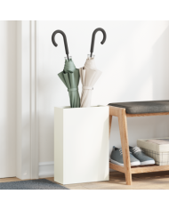 Porte-parapluies Blanc Bois Moyen Rangement Porte-parapluies | Mobilier & Déco