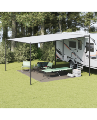 Accessoire de tente Gris clair Polyester 300 x 400 cm | Mobilier & Déco