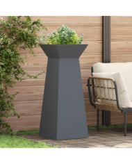 Support de Plante Anthracite Plastique 40 x 40 x 101 cm | Mobilier & Déco