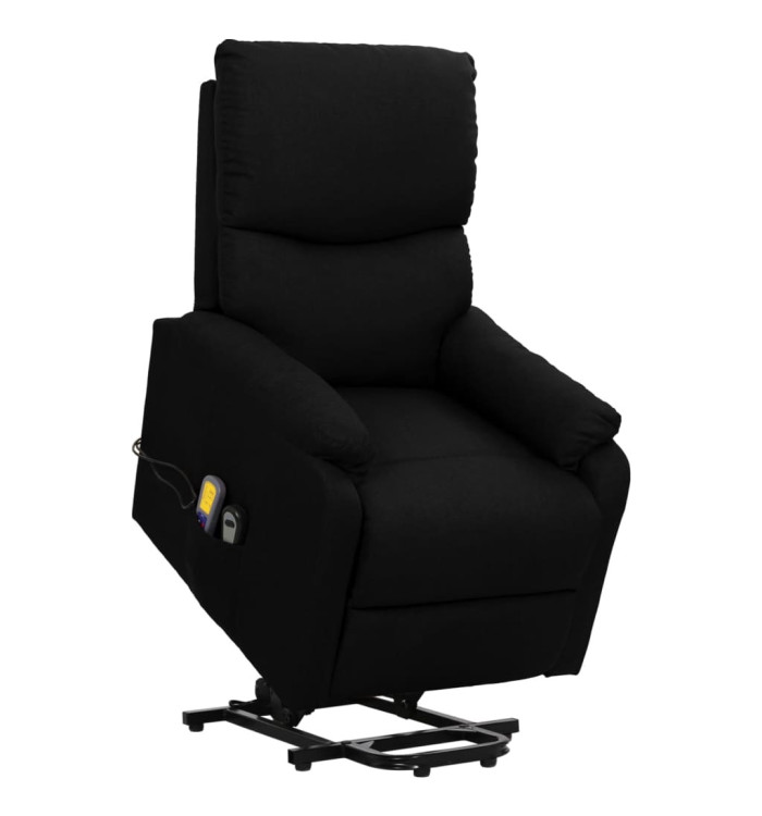 Fauteuil de massage Noir Tissu | Mobilier & Déco
