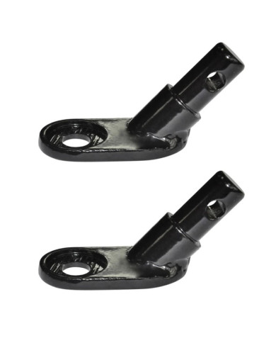 Attelage de remorque pour vélo 2 pcs Fer | Mobilier & Déco