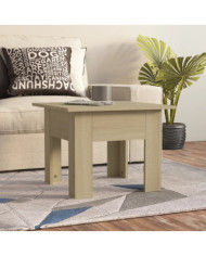 Table basse chêne sonoma 55x55x42 cm bois d'ingénierie | Mobilier & Déco