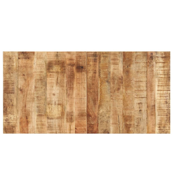 Dessus de table 120x60x(1,5-1,6) cm Bois de manguier brut | Mobilier & Déco