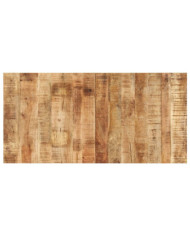 Dessus de table 120x60x(1,5-1,6) cm Bois de manguier brut | Mobilier & Déco