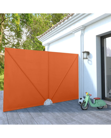 Auvent latéral pliable de terrasse Terre cuite 300 x 200 cm | Mobilier & Déco