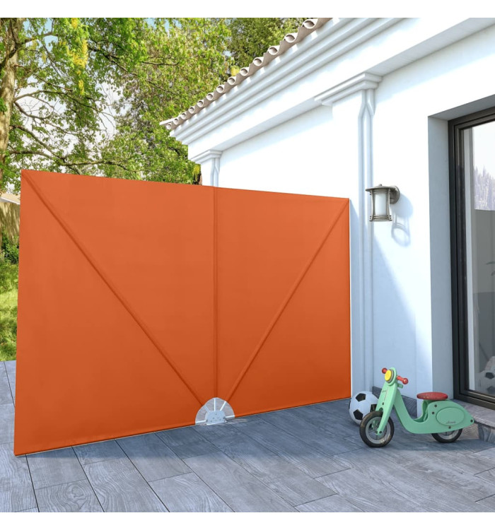 Auvent latéral pliable de terrasse Terre cuite 300 x 200 cm | Mobilier & Déco