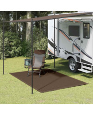 Tapis de tente 250x200 cm Marron | Mobilier & Déco