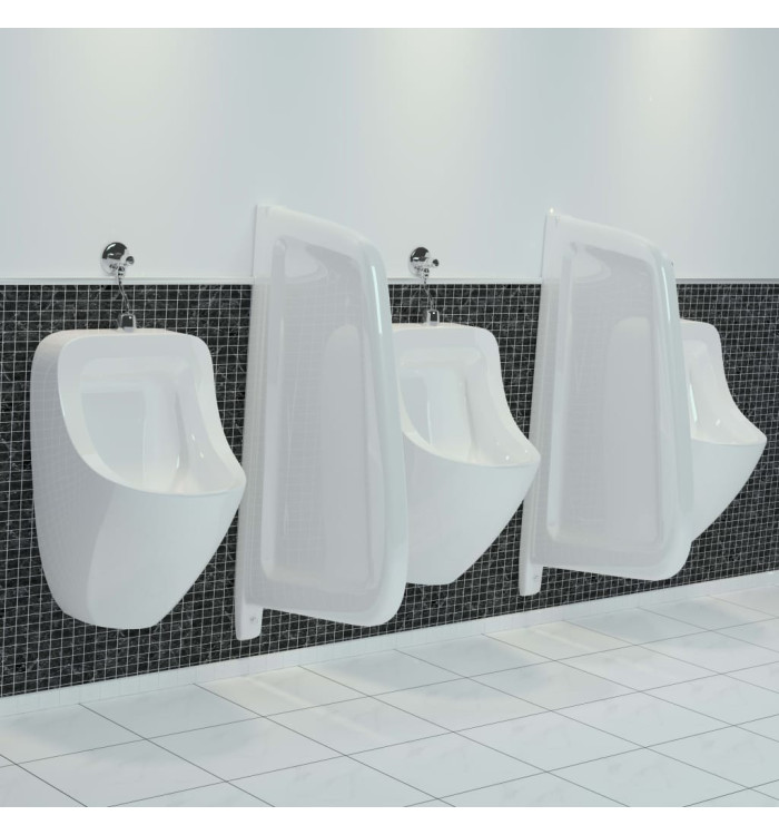 Brise-vue pour urinoir mural Céramique Blanc | Mobilier & Déco