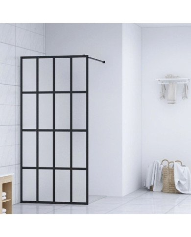 Écran de douche Verre trempé dépoli 118x190 cm | Mobilier & Déco