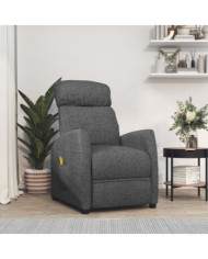 Fauteuil de massage Gris foncé Tissu | Mobilier & Déco