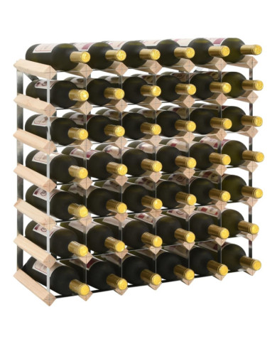 Casier à bouteilles 42 bouteilles Pinède solide | Mobilier & Déco