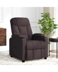 Fauteuil de massage Marron foncé Tissu | Mobilier & Déco