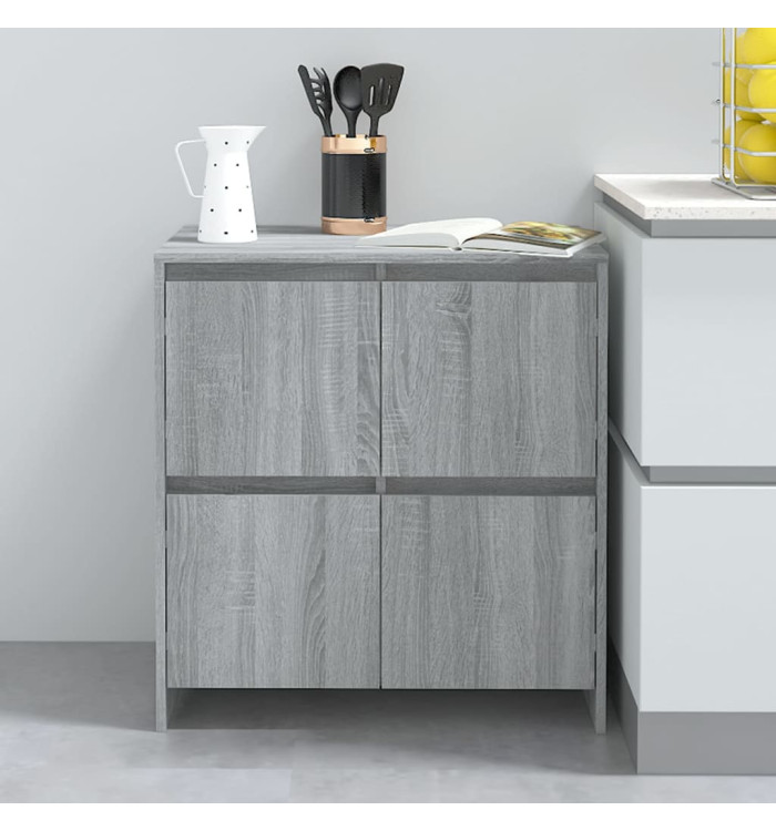Buffet Sonoma gris 70x41x75 cm Bois d'ingénierie | Mobilier & Déco