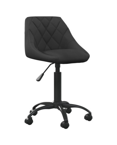 Chaise de bureau Noir Velours | Mobilier & Déco